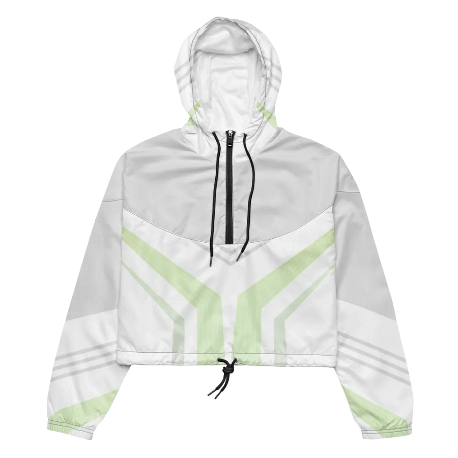 Symmetry Chic: Women's Cropped Windbreaker product image (3)