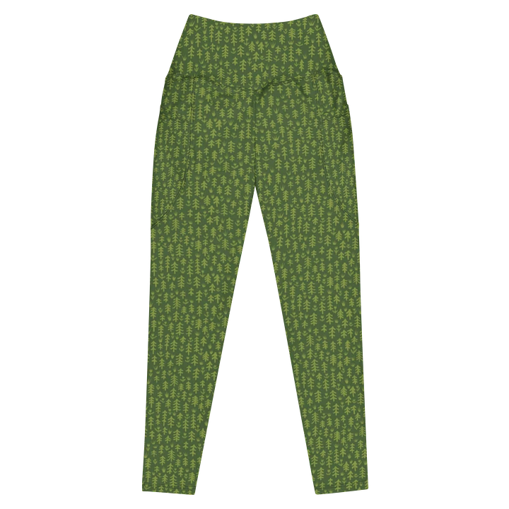 More Trees Please Leggings with Pockets - Green product image (1)