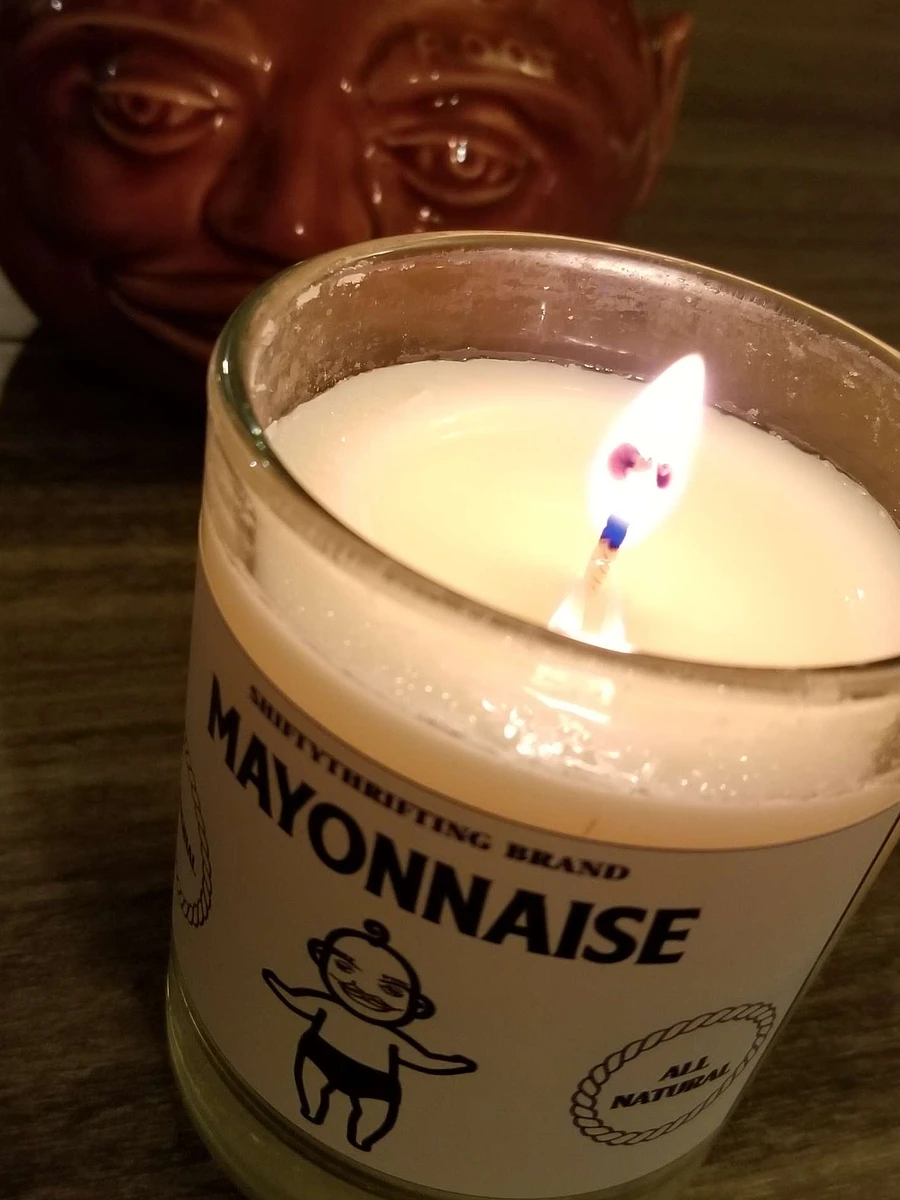 Artisanal Mayonnaise soy candle product image (3)