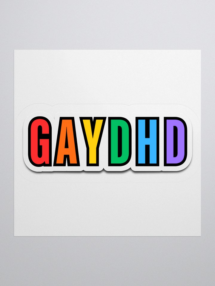 gayDHD Sticker product image (1)