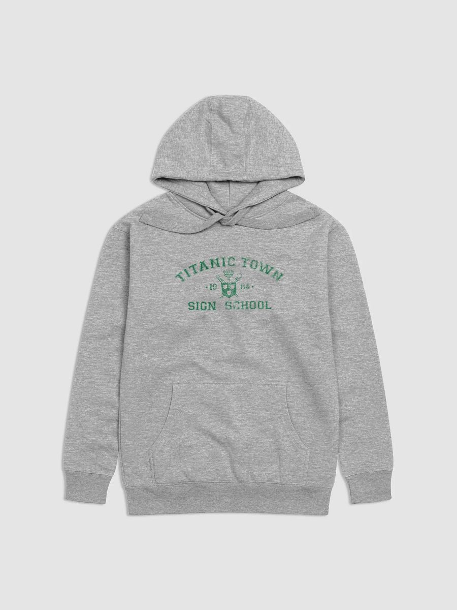 Hoodie - Campus - Green Lettering product image (1)