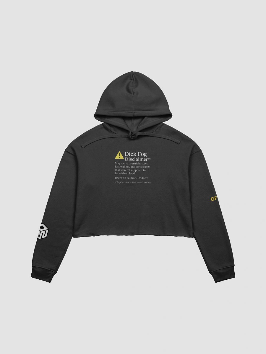 Dick Fog Disclaimer™ Crop Hoodie product image (3)