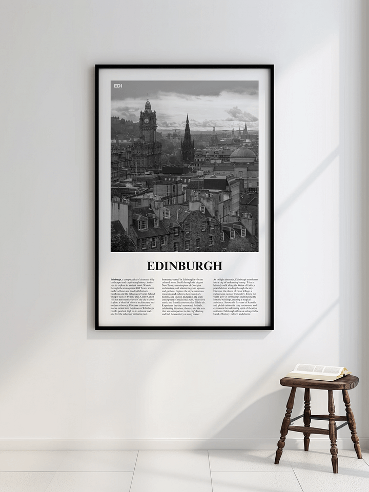 Edinburgh 01 Newspaper Poster product image (2)