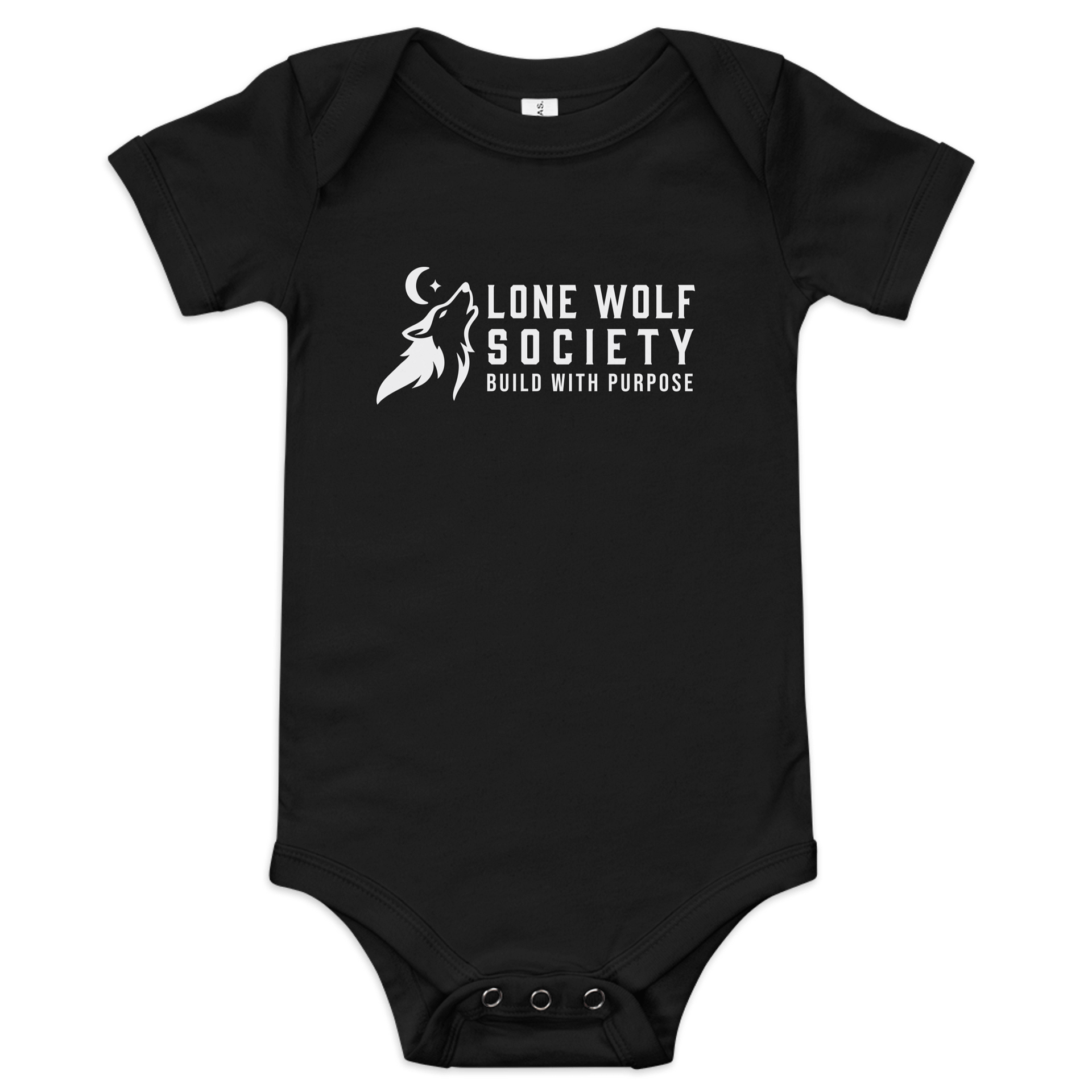 Baby Lone Wolf Society Black Tee product image (1)