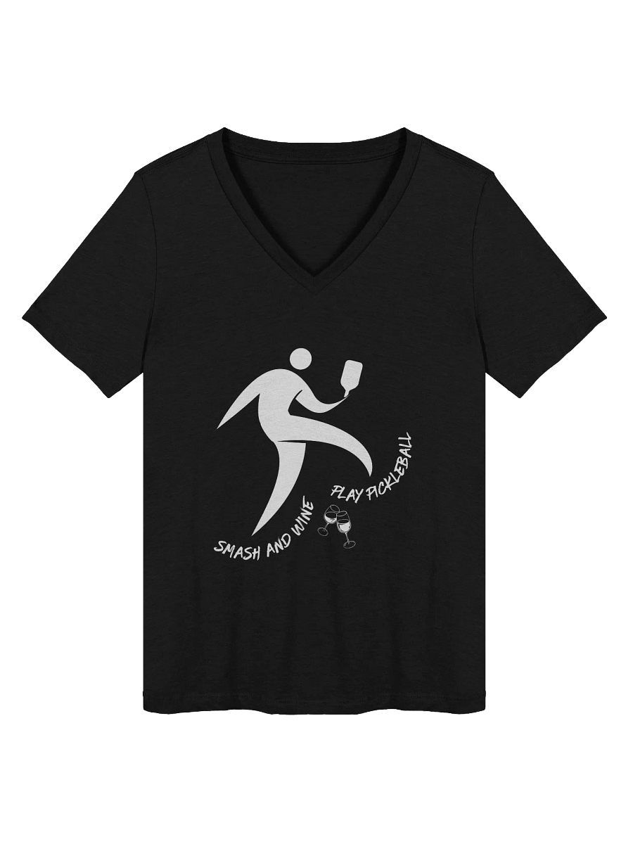 Smash and Wine Pickleball Women's V-Neck Tee product image (3)