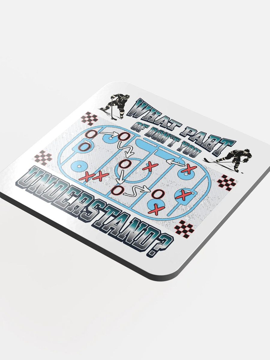 What Part Of Dont You Understand? Hockey Strategy Cork Coaster Set product image (4)