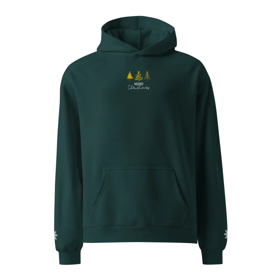 Merry Christmas Tree Unisex Hoodie product image (5)