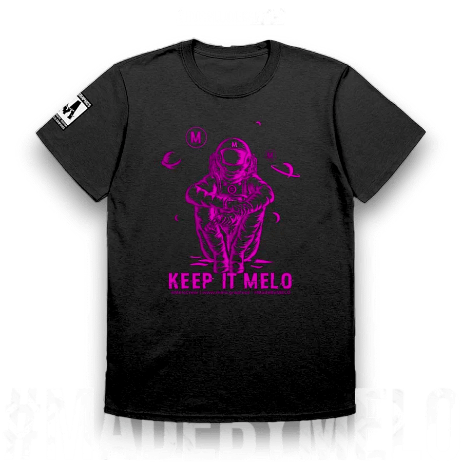 #MeloCrew Vibes: Magenta - Basic T-Shirt | #MadeByMELO product image (1)