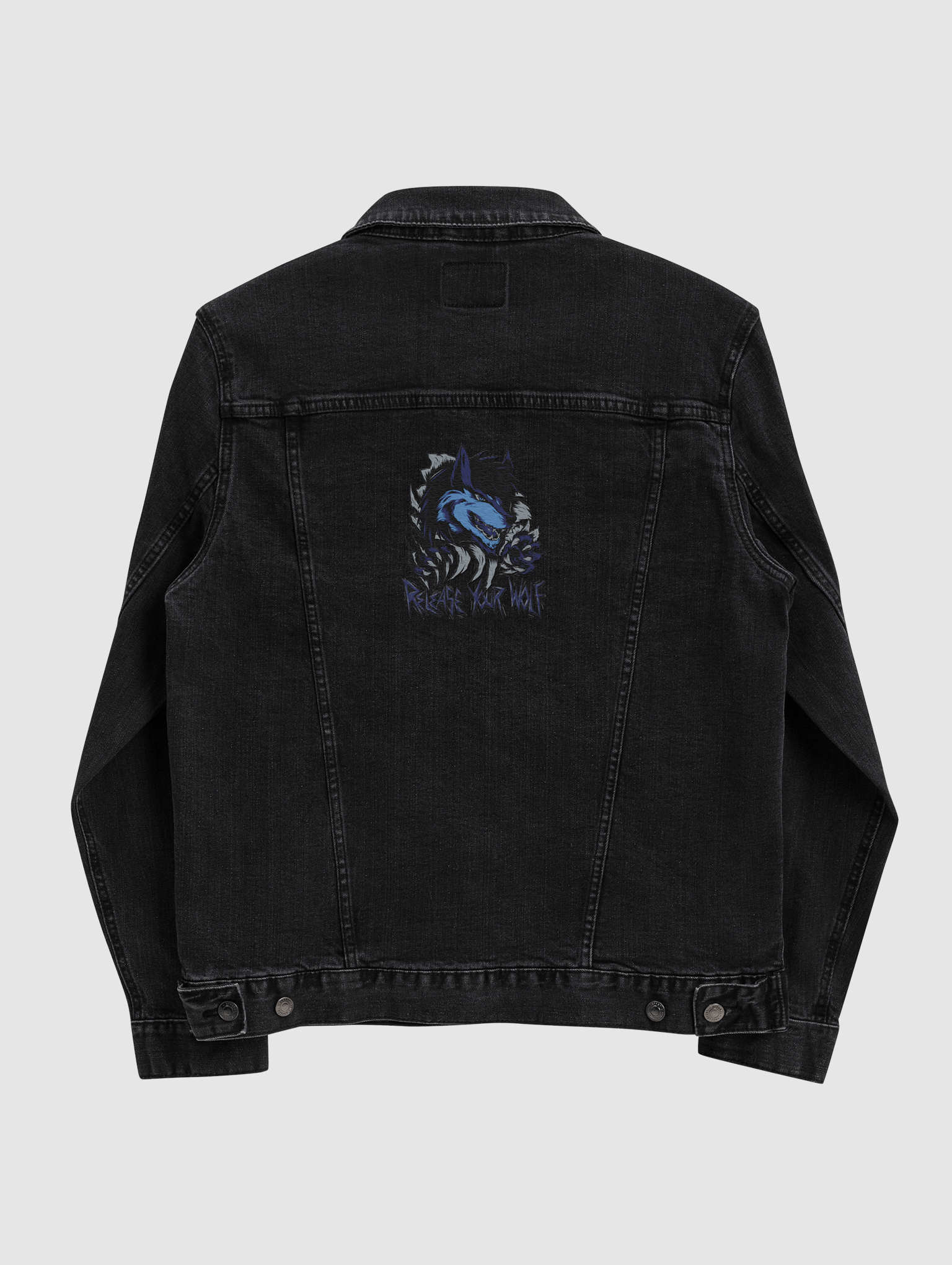 Release Your Wolf Denim Jacket product image (6)