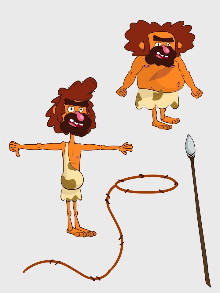 2 Cavemans + Spear + Lasso Bundle product image (1)