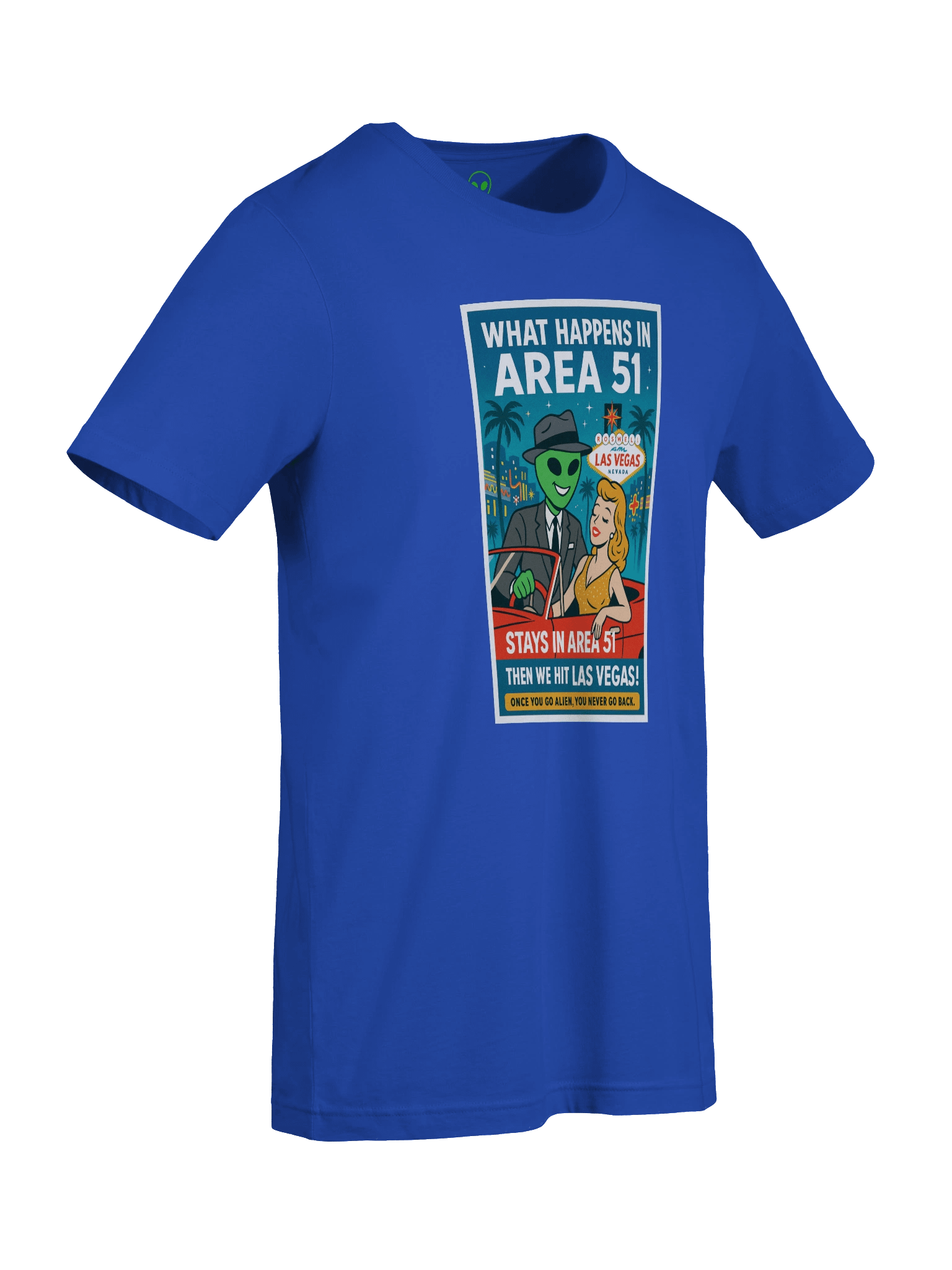 What Happens in Area 51 Las Vegas 1950's Retro Poster Unisex T-Shirt product image (45)