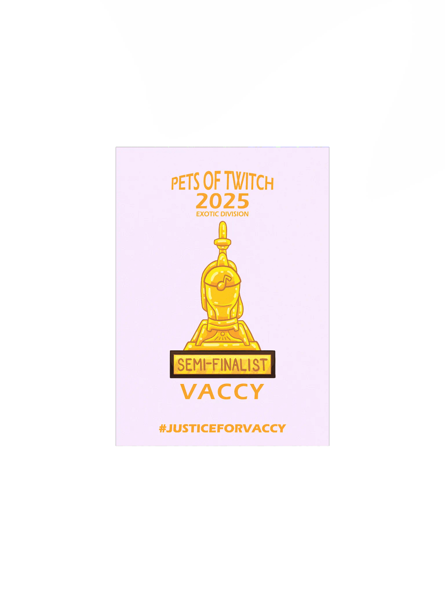 #JusticeForVaccy Print product image (1)