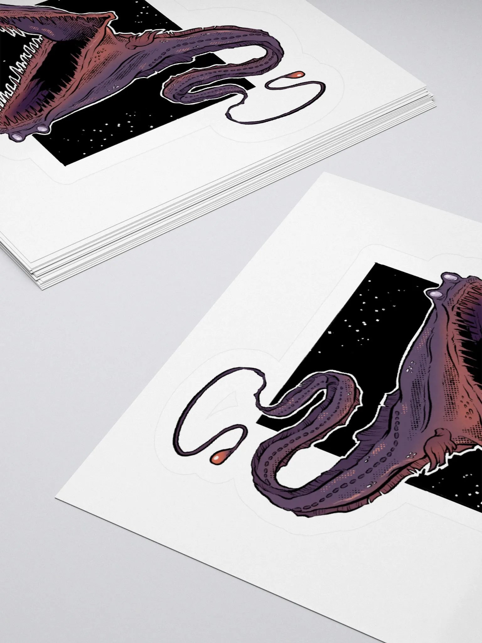 Gulper Eel Kiss Cut Sticker product image (9)