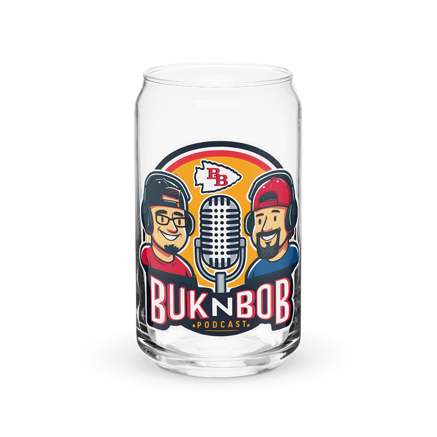 Buk N Bob Podcast Can-Shaped Glass product image (2)