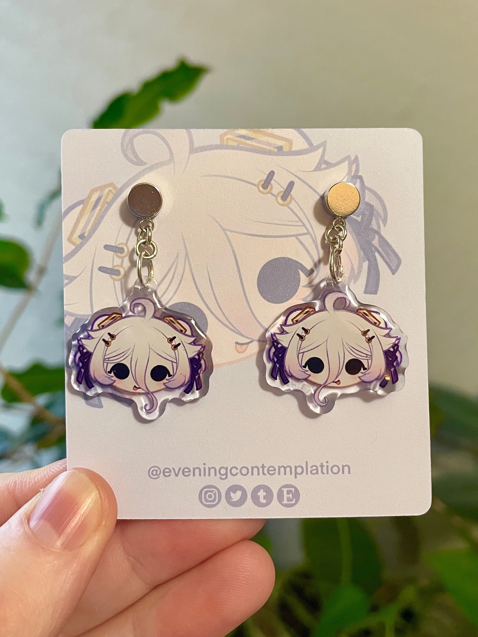 Henya the Genius - Acrylic Earrings product image (1)