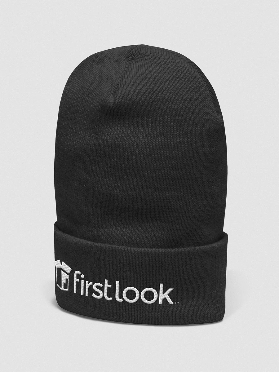 Embroidered White Logo Beanie (4 Colors) product image (2)