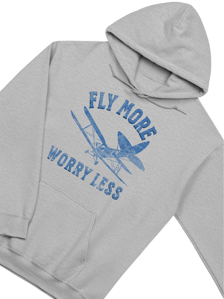 Fly More Worry Less - Biplane - Hoodie product image (29)