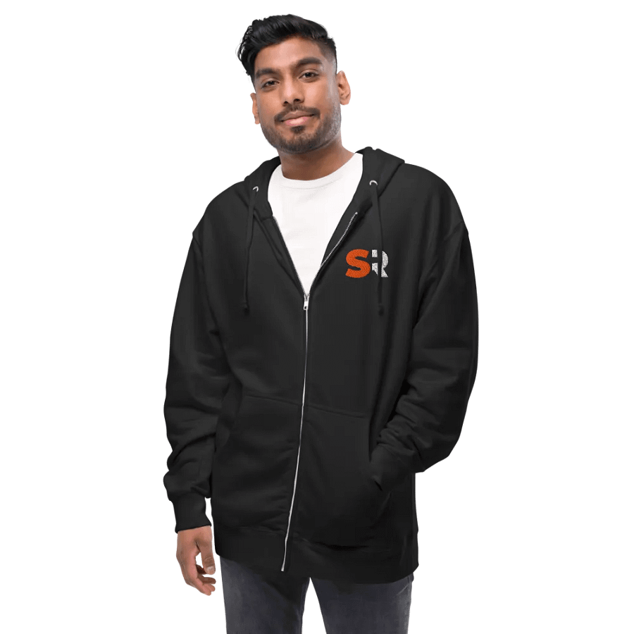 Embroidered SR Zip-Up Hoodie product image (10)
