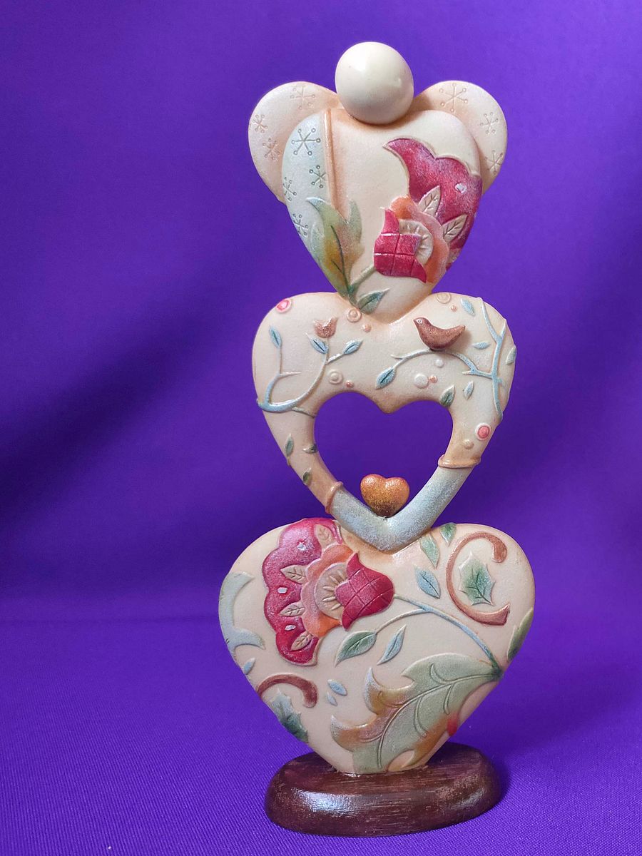 Corações ou anjo? Totem único que encanta product image (3)