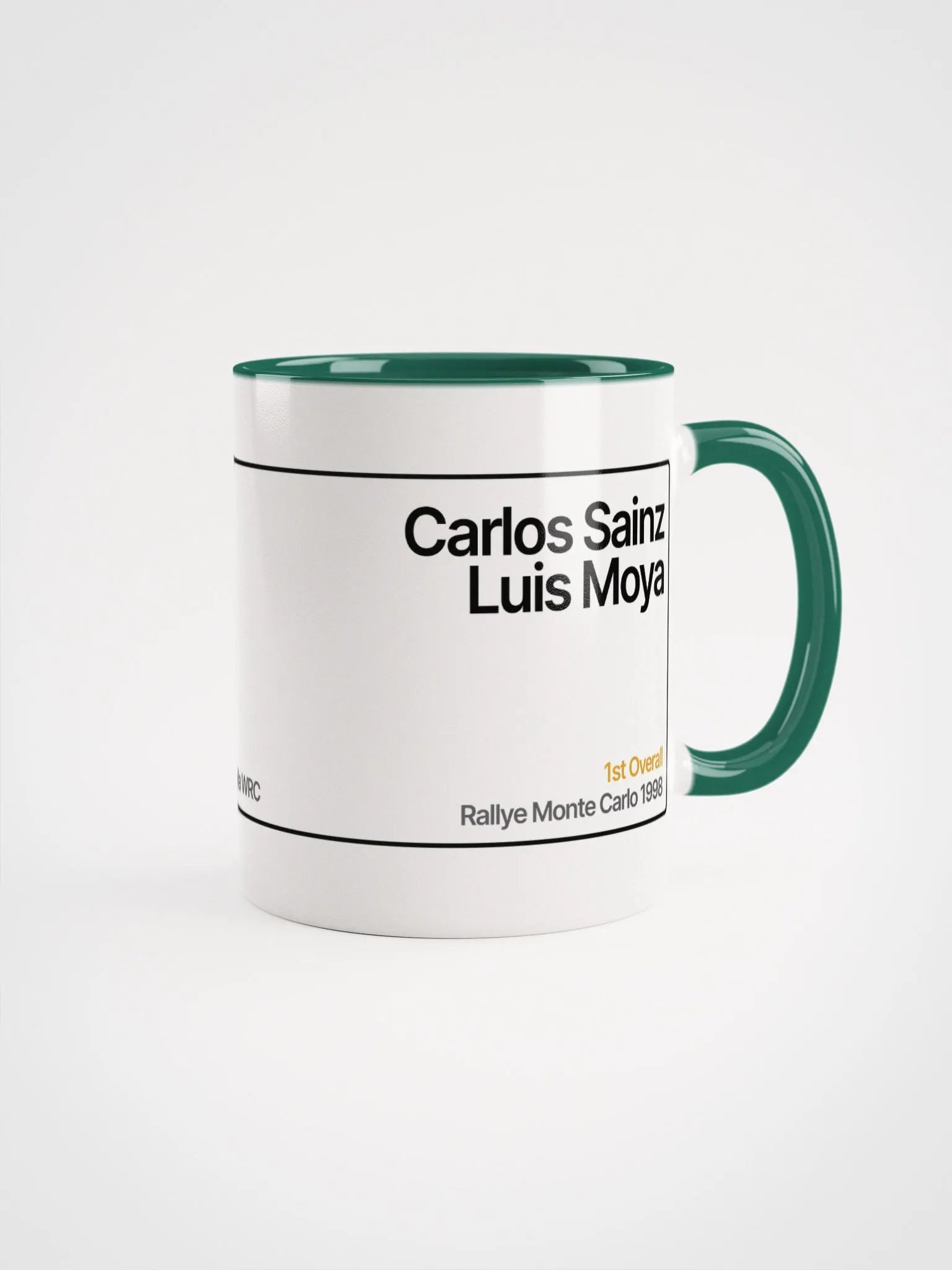 Ceramic Mug / Carlos Sainz / 1998 Rallye Monte-Carlo Number 5 product image (2)