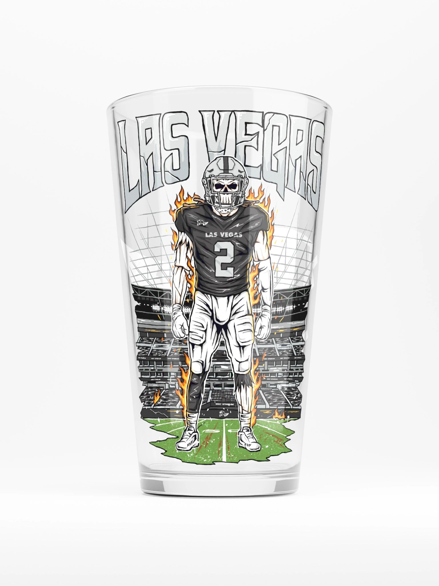 Las Vegas, Welcome to Football Pint Glass product image (1)