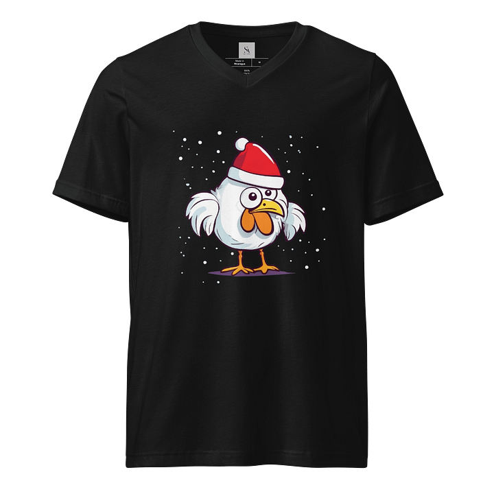 Santa Cluck V-Neck Tee product image (1)