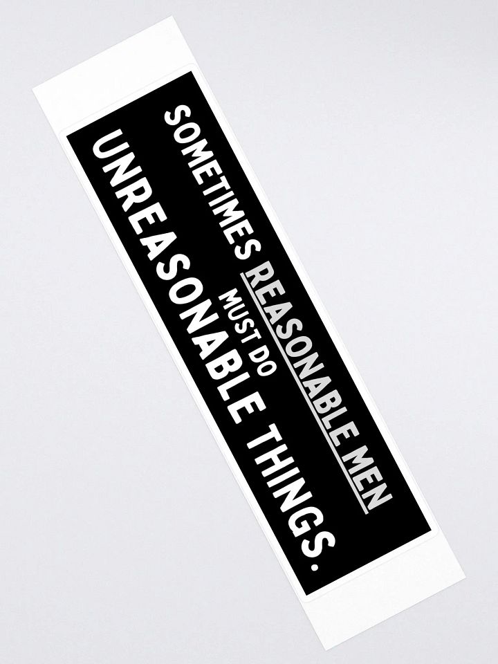 Unreasonable Things Sticker product image (2)