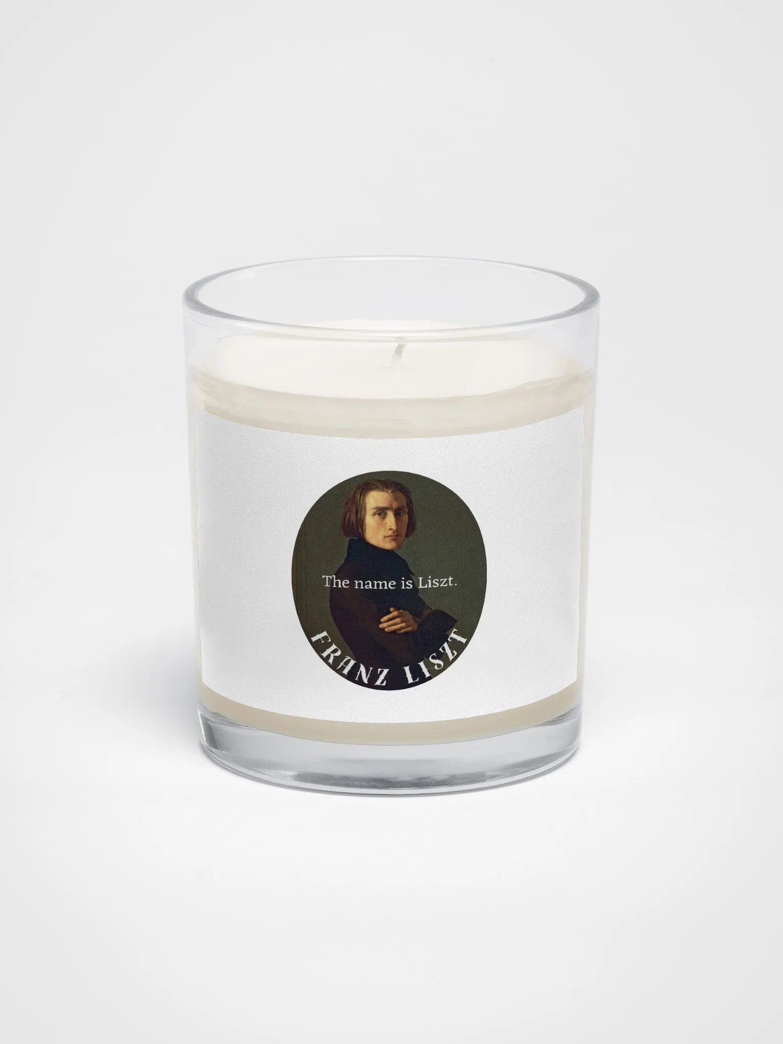 The Name is Liszt. Franz Liszt - Candle product image (1)