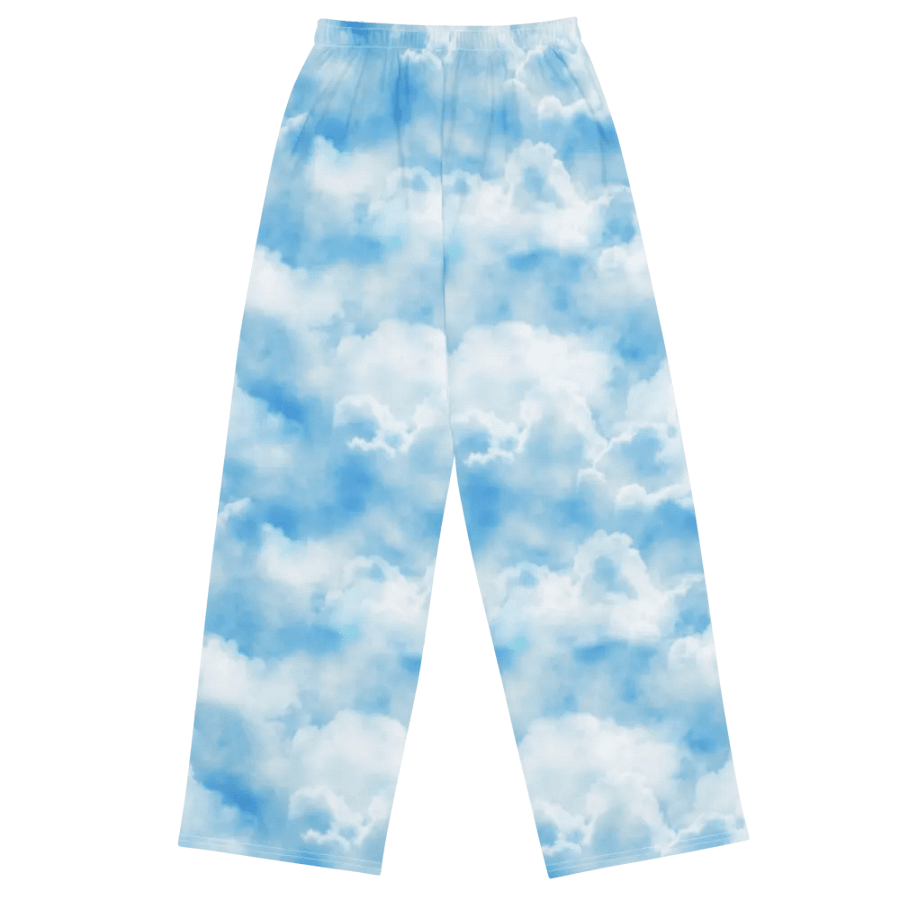 Clouds Unisex Wide-Leg Pants product image (7)