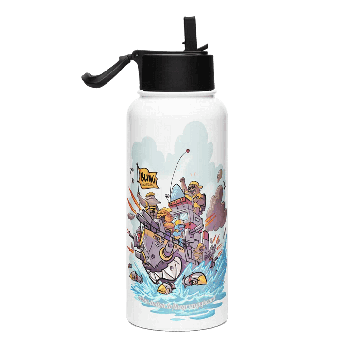 Beardlings Warship - Stainless Steel Water Bottle product image (1)