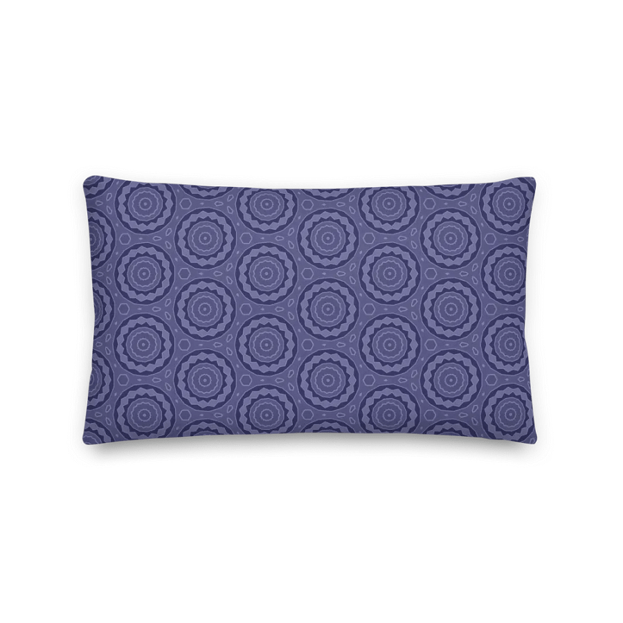 Navy hoops premium pillow (Reversible and in 3 sizes/shapes) product image (1)