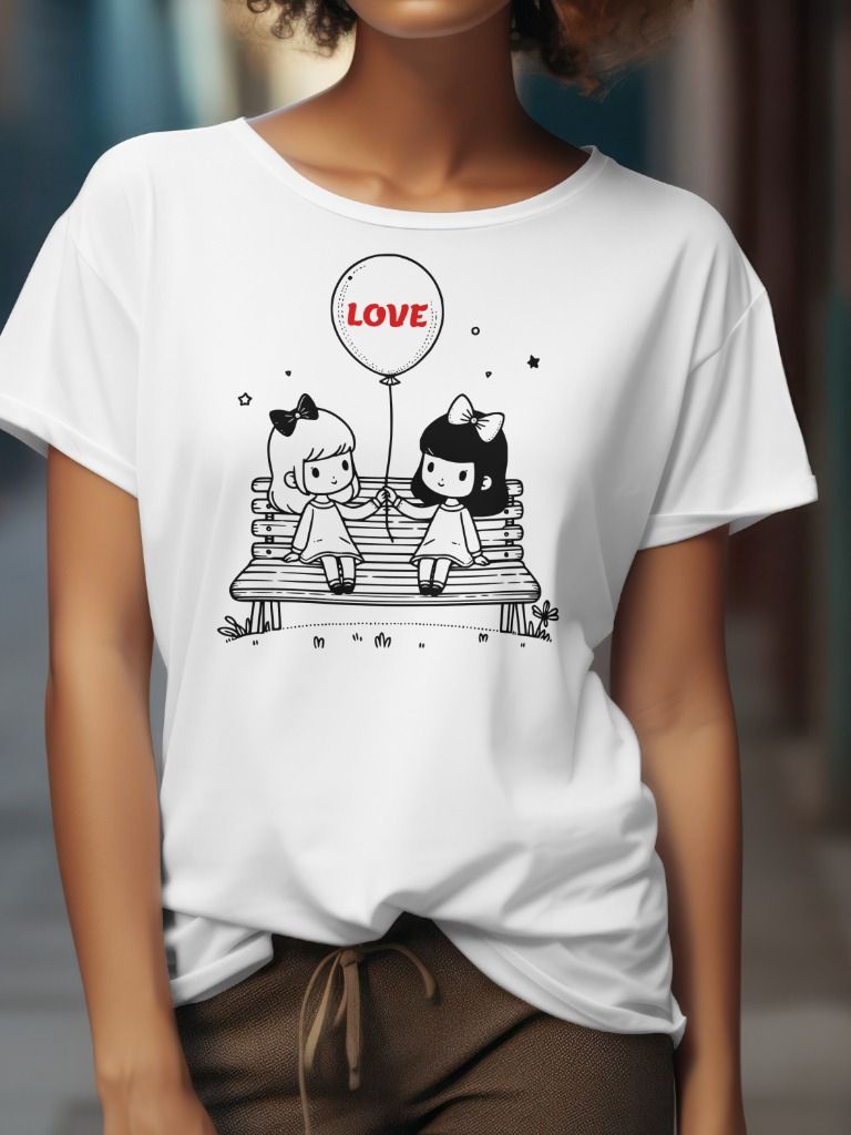 Love romantic friendship Unisex T-Shirt product image (1)