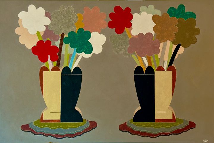 Two Flowers print product image (1)