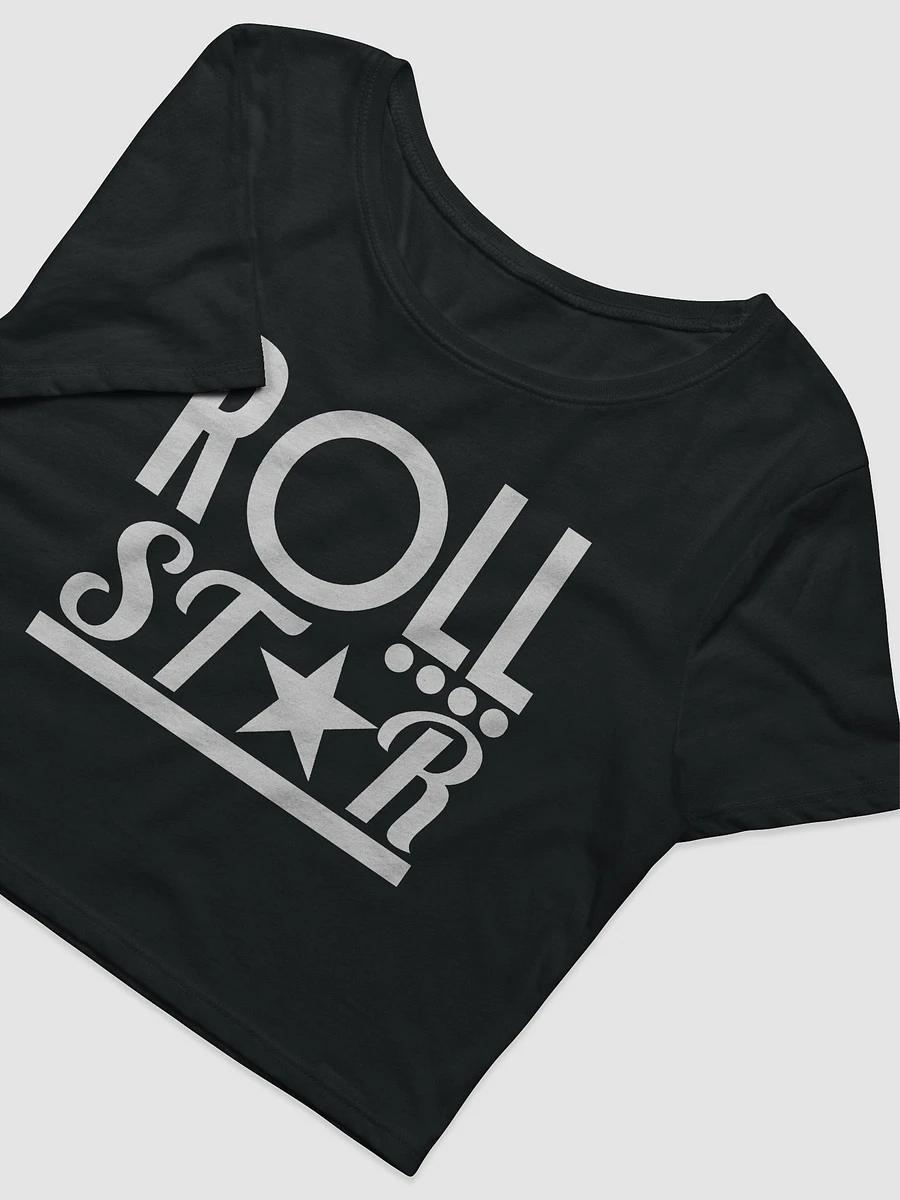 OG ROLLSTAR WHITE LOGO CROP TOP product image (3)