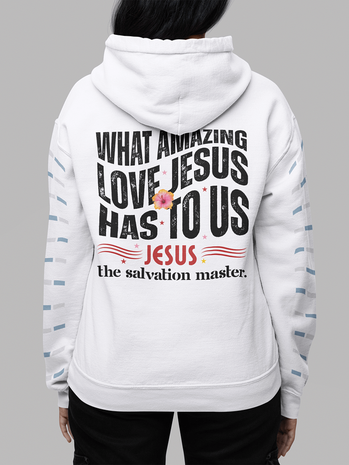JESUS The salvation Master Gildan Hoodie - Front / Back. product image (2)
