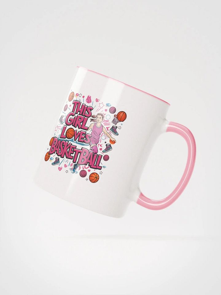 This girl Loves basketball mug product image (2)