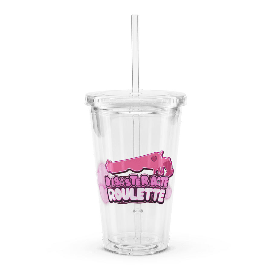 Disaster Date Roulette Double Wall Clear Plastic Tumbler (16 oz) product image (2)
