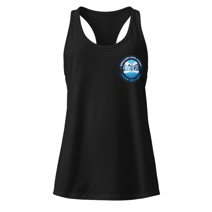 Shaped by Water Racerback Tank Top w/small logo product image (1)