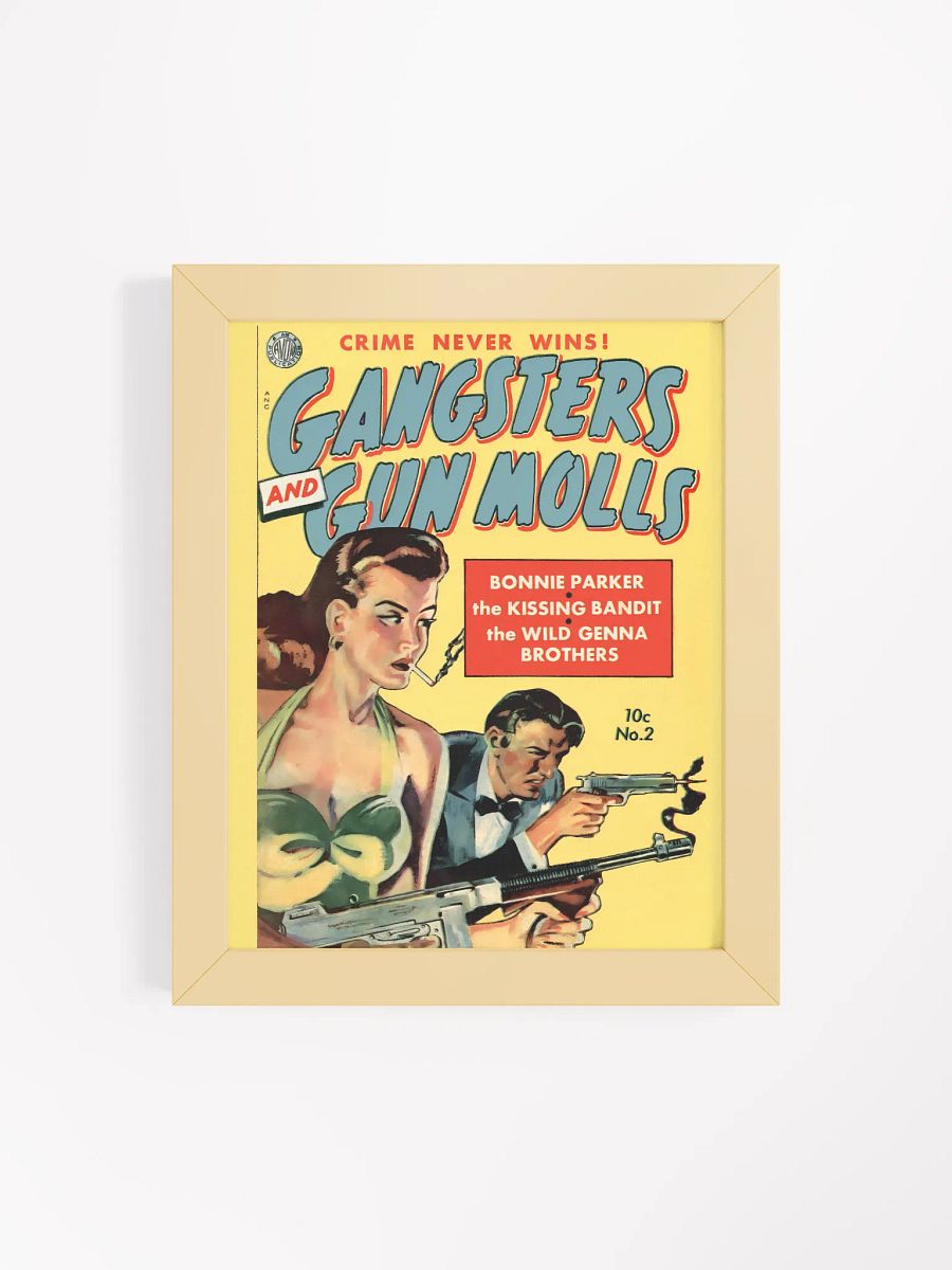 Vintage Crime Comic Framed Poster product image (20)