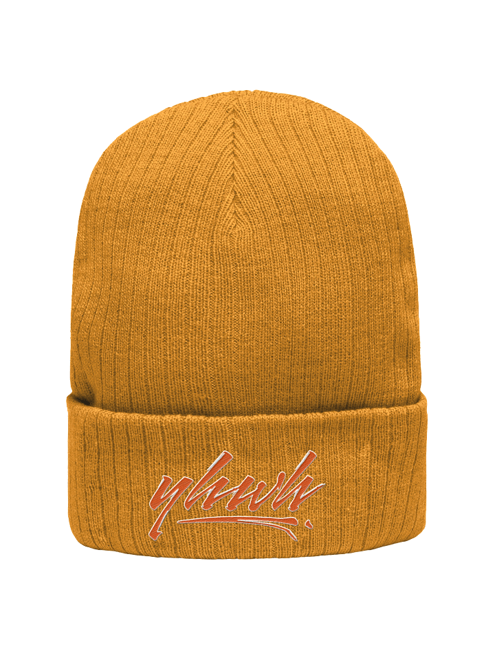 YHWH - Premium Embroidered Ribbed Beanie product image (2)