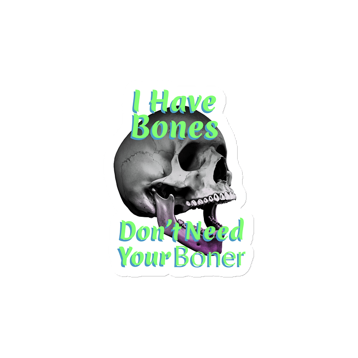 Sassy Skull Die-Cut Magnets product image (2)