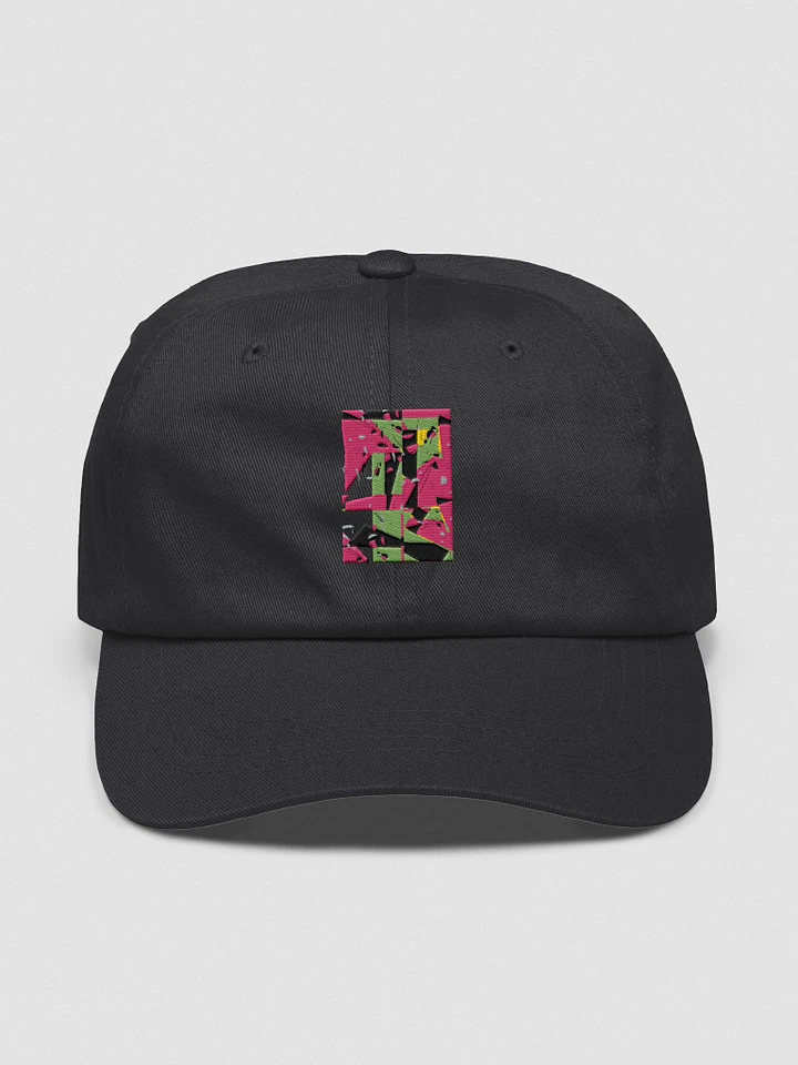 Miniaday Designs Abstract Hot Pink and Black Dad Hat product image (1)