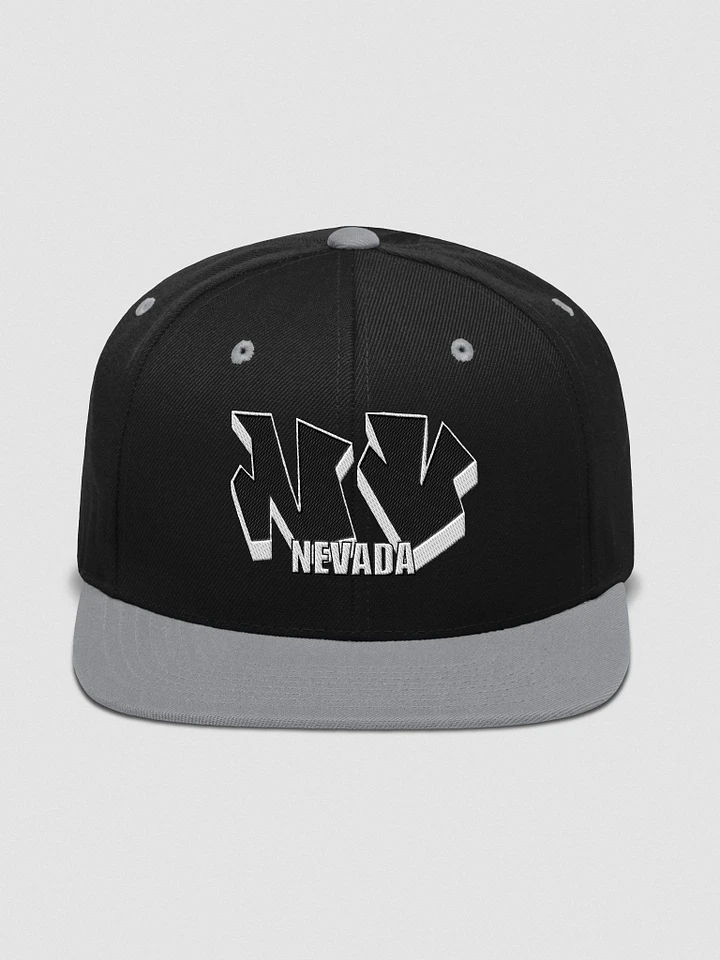 NEVADA, NV, Graffiti, Yupoong Wool Blend Snapback Hat product image (1)