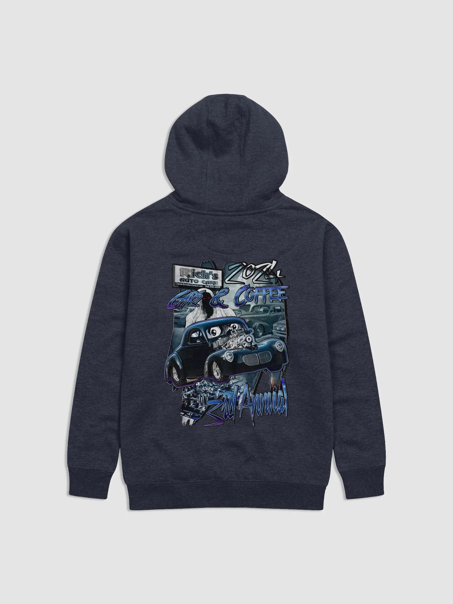 Rich's Auto Care 2024 Cars & Coffee - Hoodie product image (45)