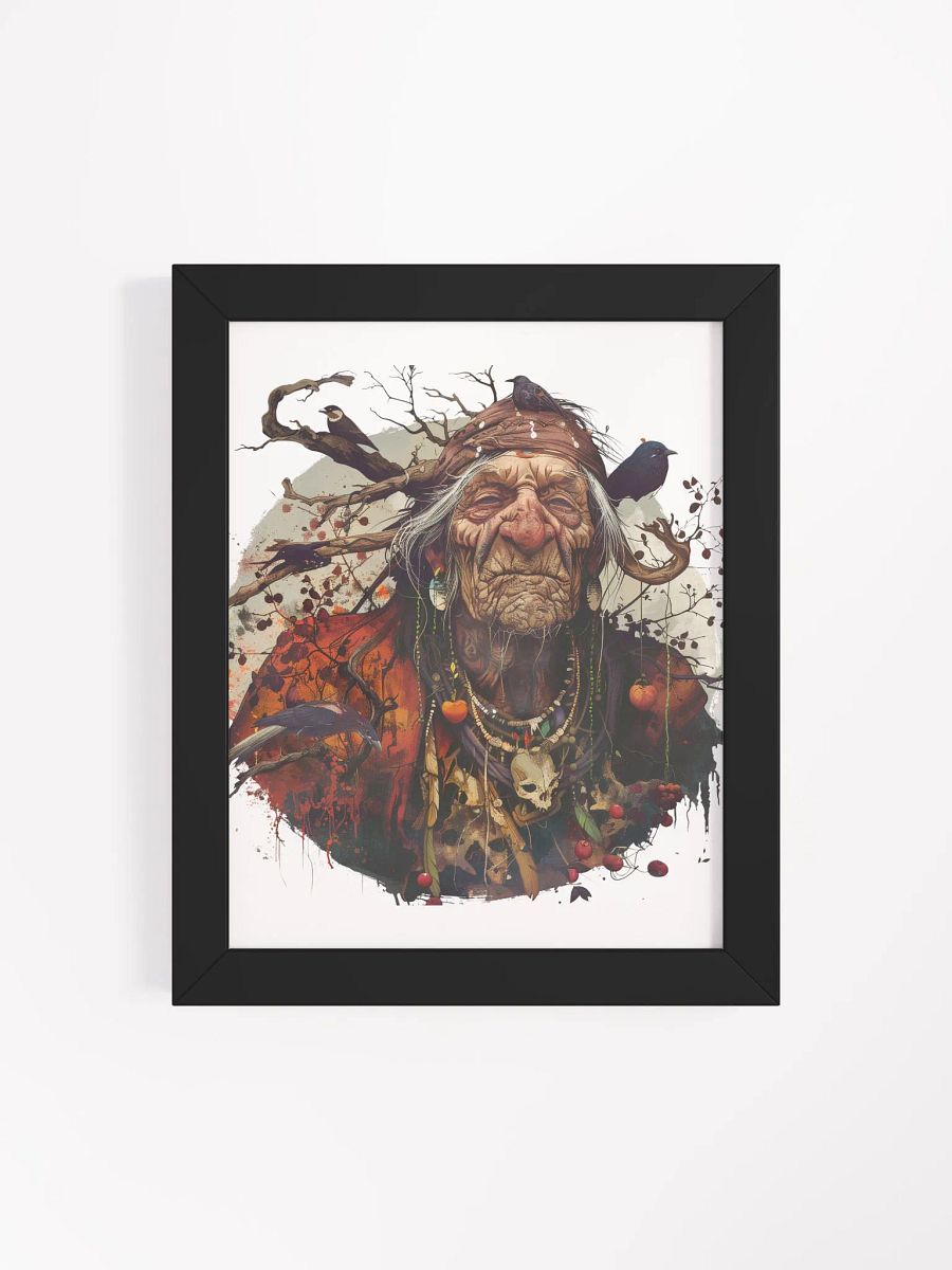 Baba Yaga - The Bad Witch of Slavic Folklore Framed High-Quality Matte Poster product image (20)