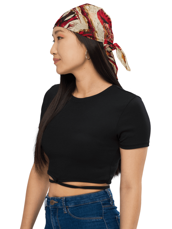 Crimson Red Elephant Bandana product image (2)