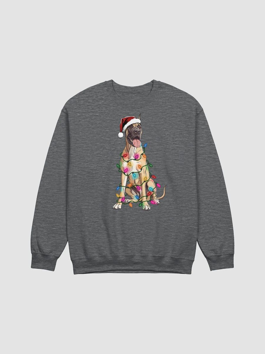 Funny Great Dane(Fawn, Cropped Ears) Christmas Sweatshirt product image (3)