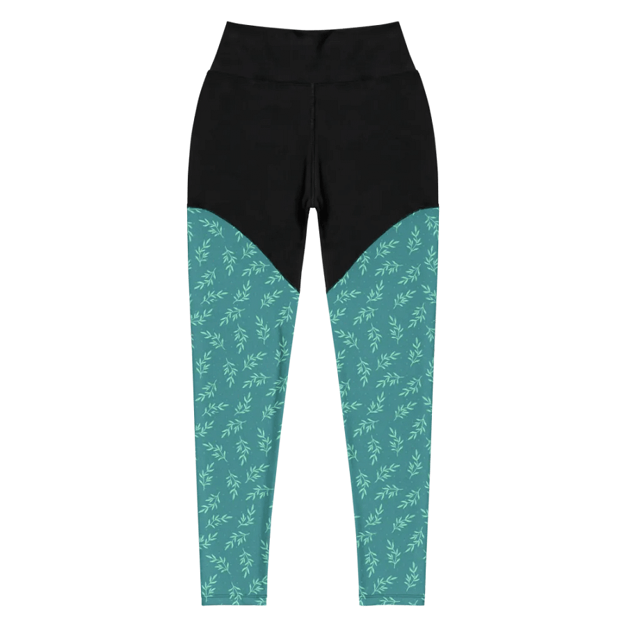 Turq All-Over Print Sports Leggings product image (5)