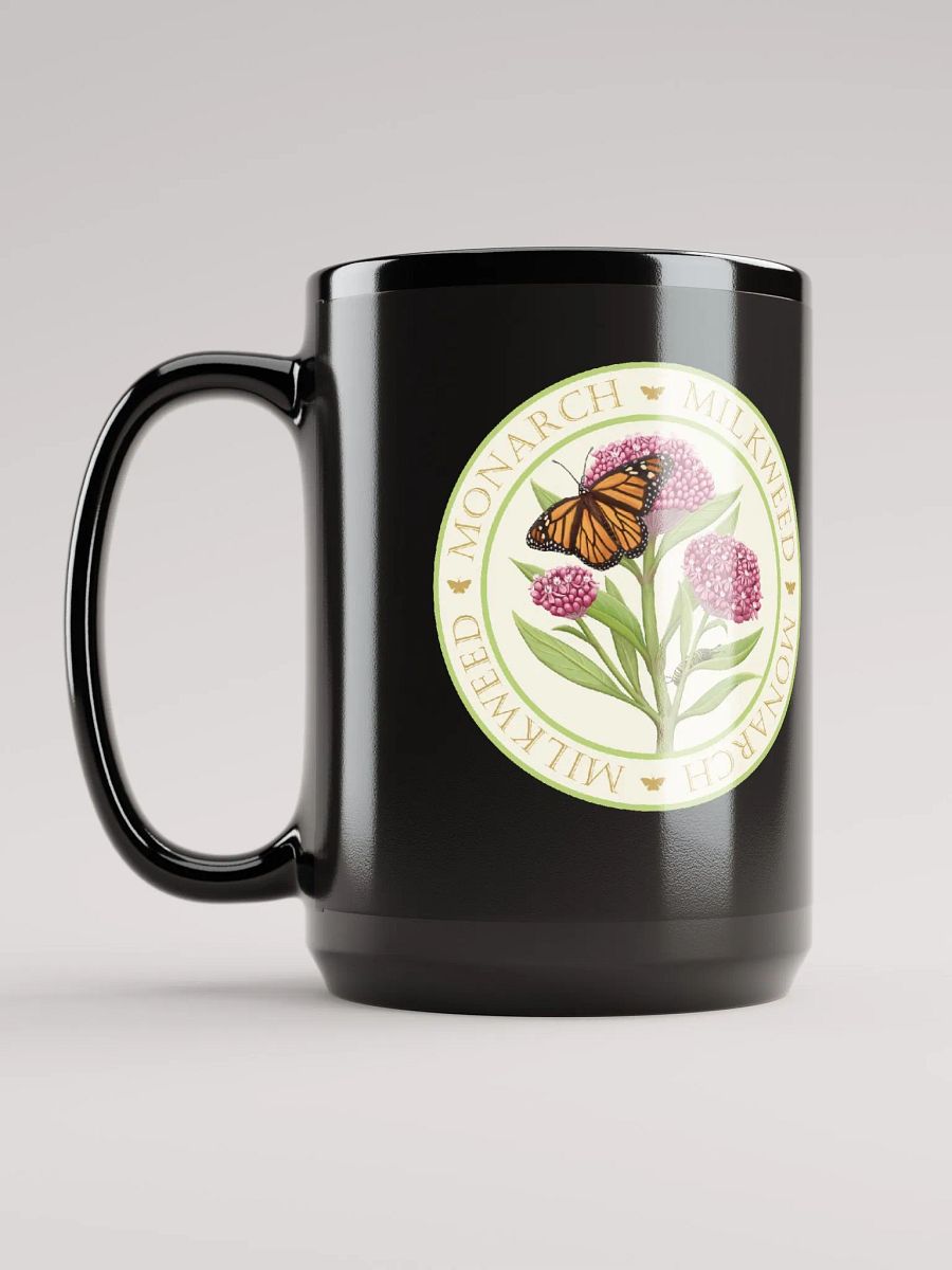 Monarch - Milkweed Black Mug product image (6)