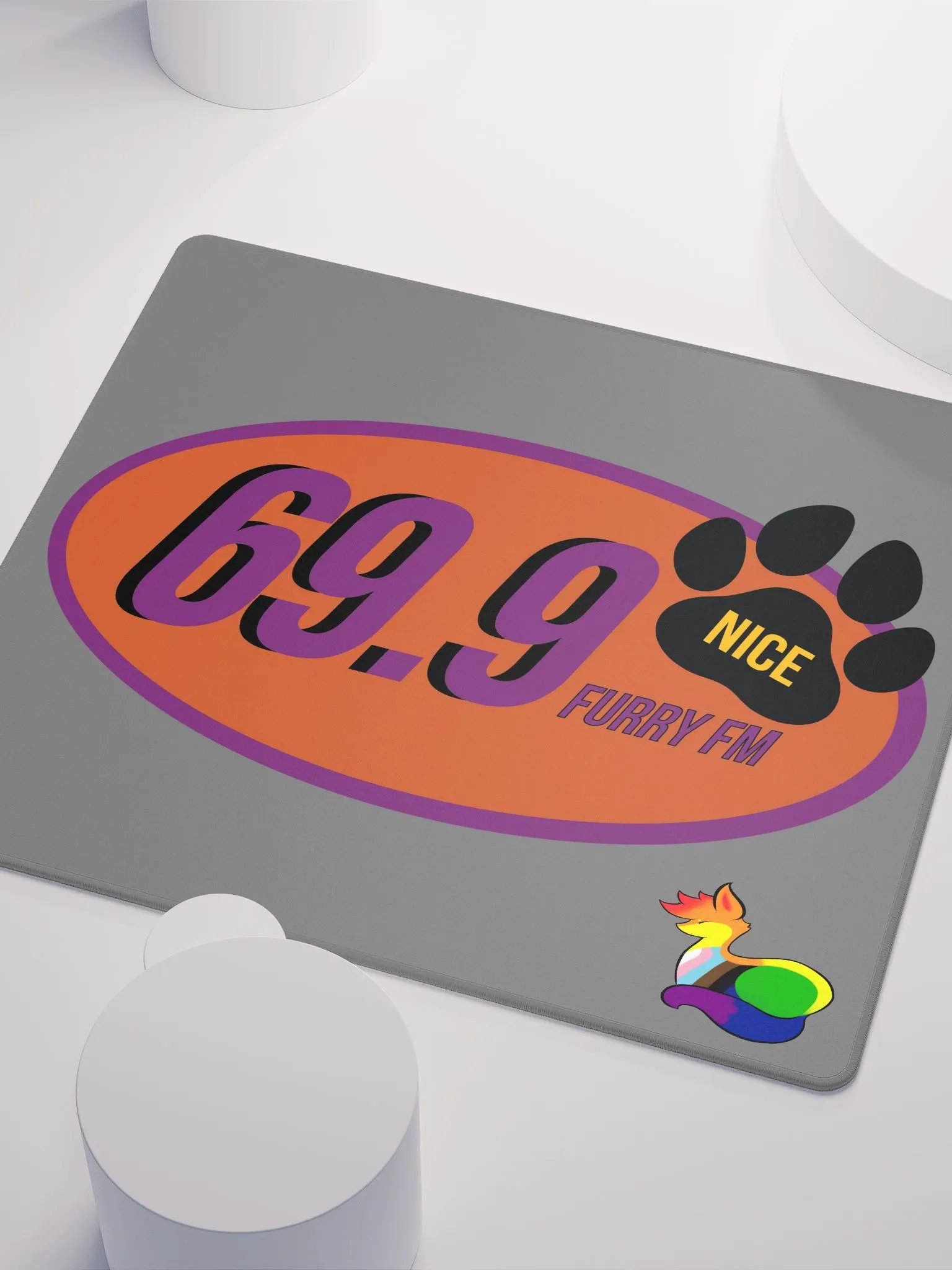 "69.9 Furry FM" Mousepad product image (3)